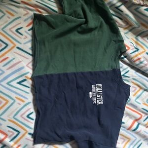 hollister sweatshirt cropped
